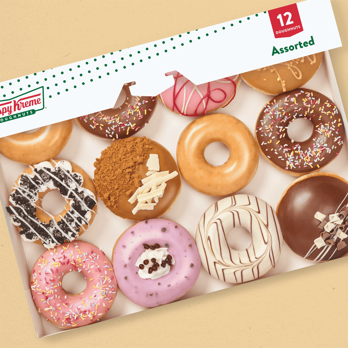 Assorted Doughnut Dozen Krispy Kreme