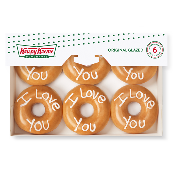 Say I Love You With Krispy Kreme Half Dozen