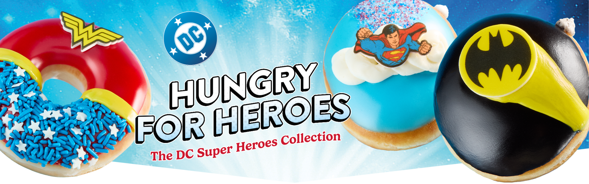Hungry for heroes. The DC super heroes collection.