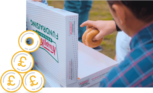 Raise dough for charity with Krispy Kreme fundraising doughnut dozens Krispy Kreme fundraising charity doughnuts