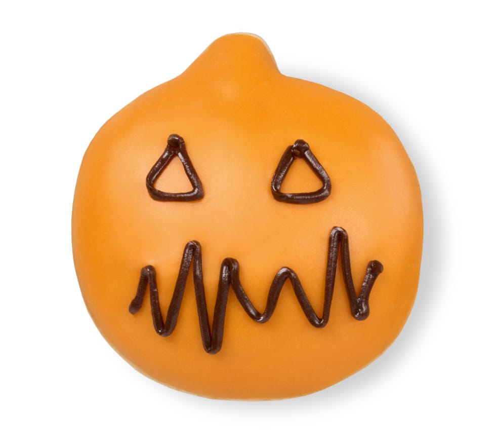 Krispy Kreme Pumpkin Patch Limited Edition Halloween Doughnut Krispy Kreme Pumpkin Patch Limited Edition Halloween Doughnut-Available For Nationwide Delivery