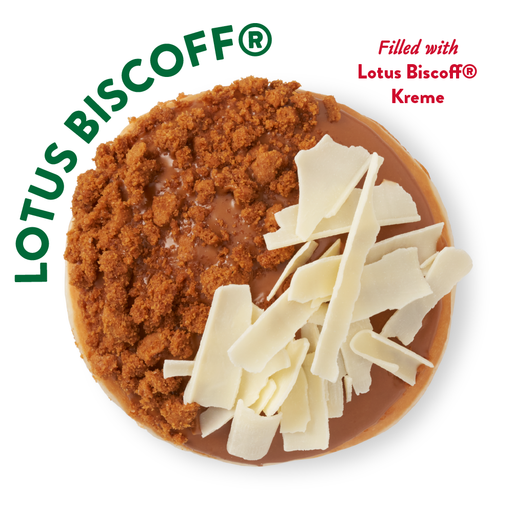 Lotus Bisscoff best doughnut Krispy Kreme Lotus Biscoff doughnut flavour