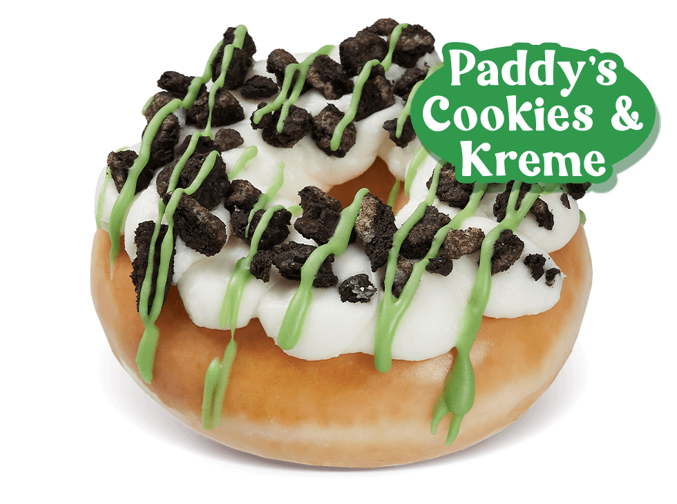 green sprinkles st patricks day donuts