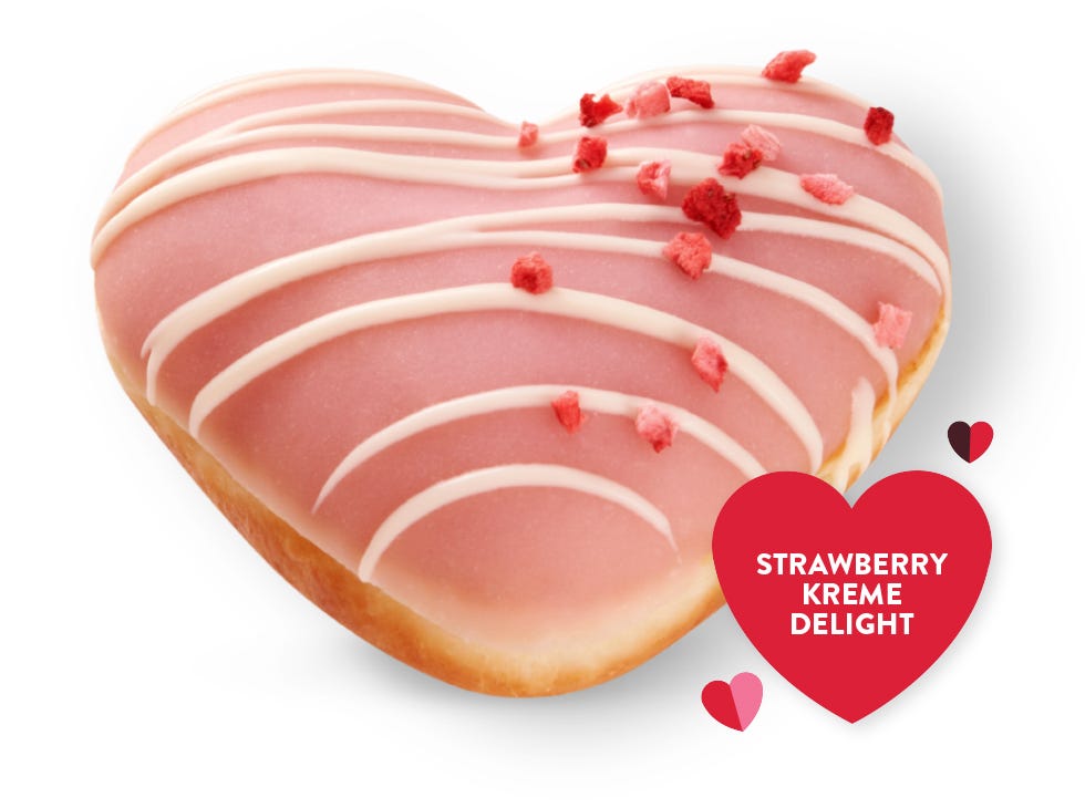 Valentine's Day Doughnuts Krispy Kreme