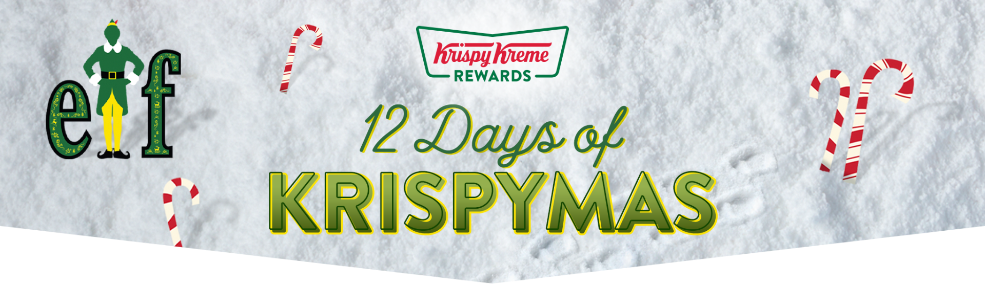 Krispy Kreme 12 days of Christmas promotion Krispy Kreme hot and fresh offers