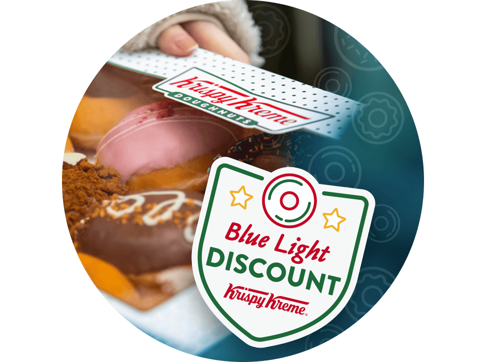 Get 10% off online with a Blue Light Card Krispy Kreme Blue Light Card doughnut offers